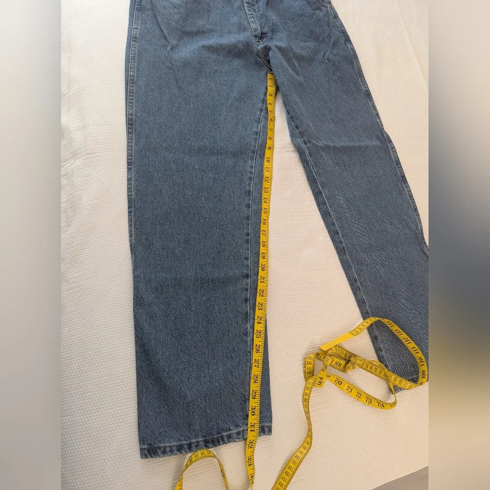 Wrangler Rustler Regular Fit Straight Leg Irregular Mens 40x32 Working Jeans